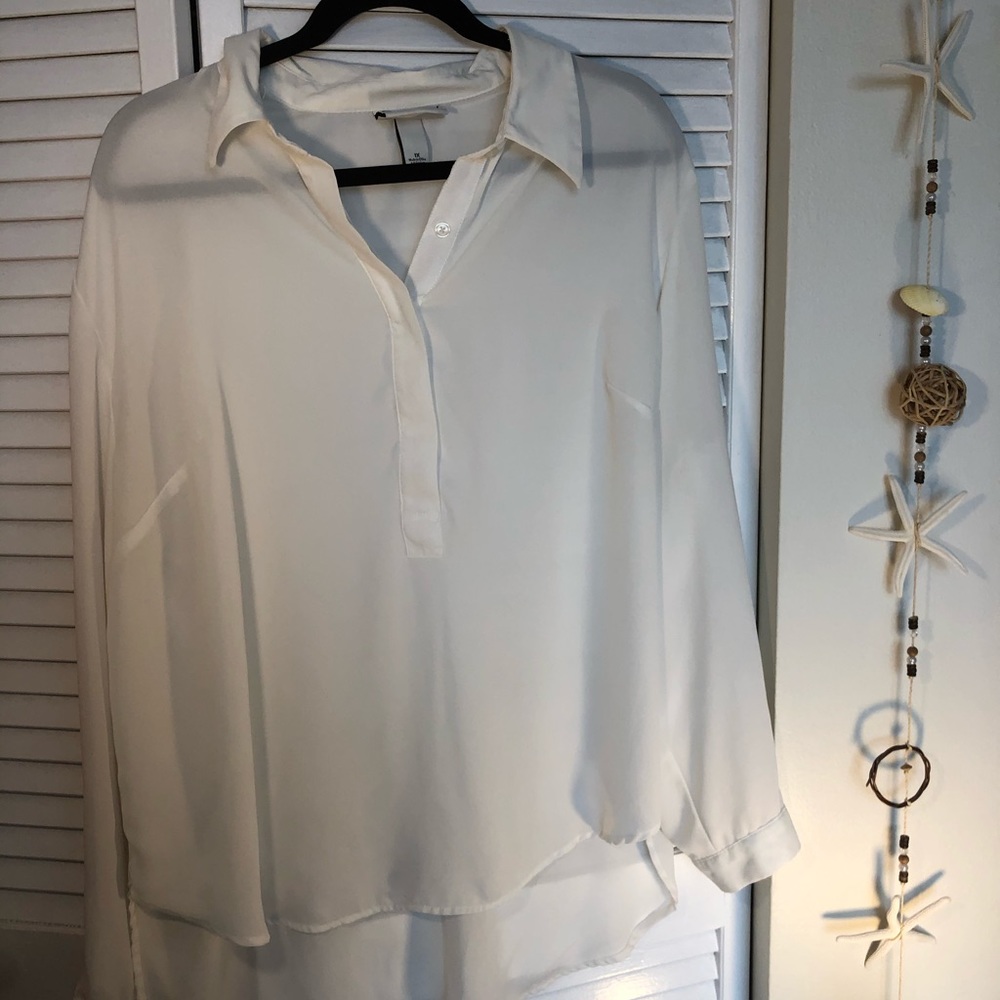 Ava & Viv White Blouse